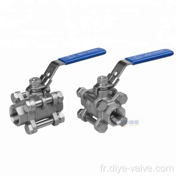 Fil End 3pc Industrial Ball Valve